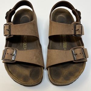 Women’s Milano Birkenstock, brown, size 35